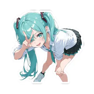 Cute Anime Sticker ($20 Free Shipping), Manga, Hatsune Miku Sticker