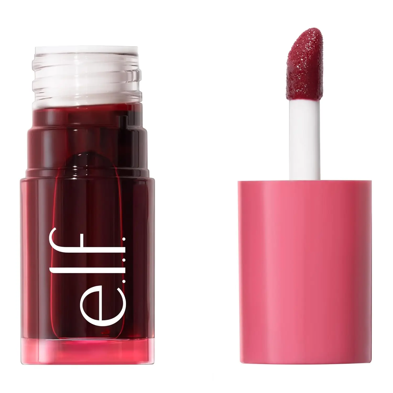BIG SALE!!!  e.l.f. Sheer For It Blush Tint, Left On Red | Multi-Use, Long-Lasting Lip & Cheek Makeup, Creates A Natural Flush Finish, Vegan & Cruelty-Free