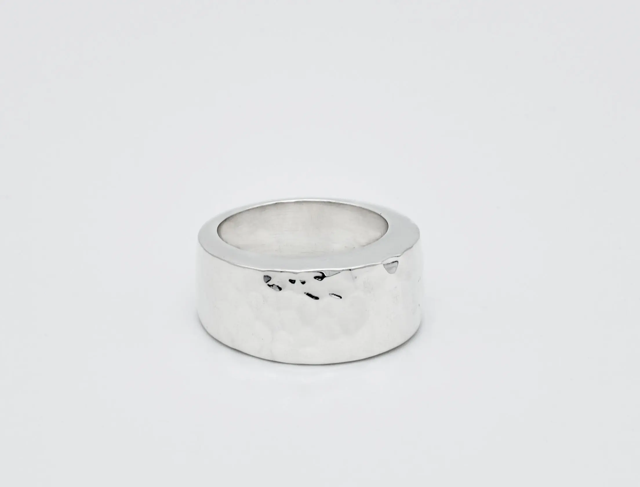 Tapered Dome Sterling Silver Ring