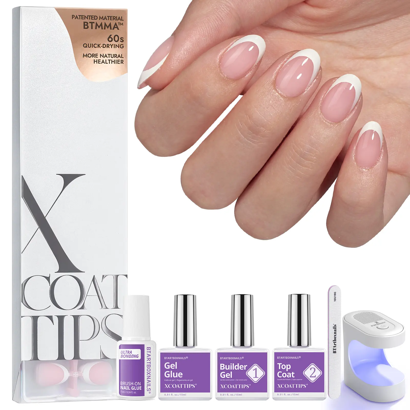 XS Almond-Kit Pink bases