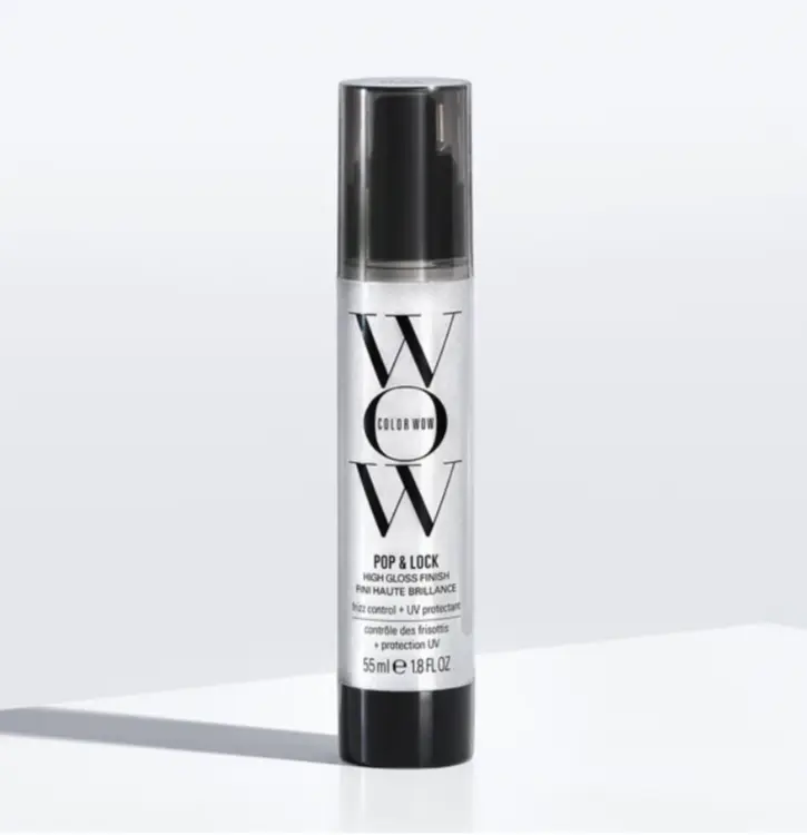 Color Wow Pop + Lock High Gloss Finish Serum | Hair Oil-In-Serum for Frizzy Hair | Anti Frizz Serum for Smooth, Glossy Hair & High Shine Finish | With 3 Levels Of Heat Protection | UV Protection Against Color Fade