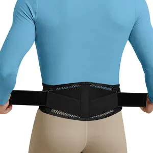 LibertyMove Thin & Lightweight Back Brace for Lower Back Pain Relief – Slim, Breathable Back Support Brace for Sciatica, Herniated Disc – Adjustable Lumbar Support Belt for Men & Women, All Day Comfort 4in Wide