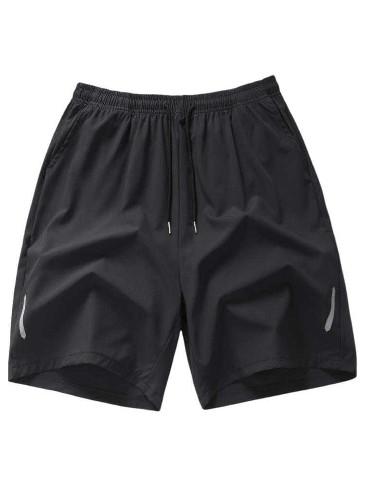 5Pcs Simple Sports Shorts for Men Summer Thin Quick-Dry Running Fitness Shorts Loose Breathable Casual Five-Point Pants Blue