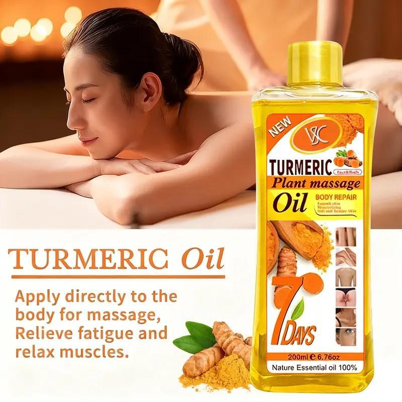 (Buy 3 get 1 girft)Turmeric Oil, Facial and Body Massage Oil, Winter Facial Moisturizing Massage Oil, Winter Body Care Oil, Top Choice for Spa Massage Oil, Suitable for All Skin Types