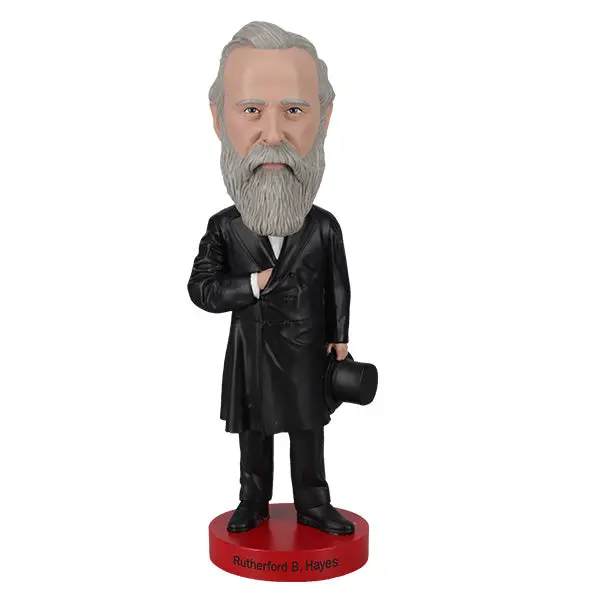 Rutherford B. Hayes Historical Presidential Bobblehead - Meticulously Crafted Collectible Figurine with Display Feature, Ideal Gift for History Enthusiasts