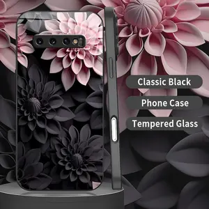 Dark Floral Aesthetic Phone Case - For Galaxy S10 Plus - Elegant Shockproof Protection--975