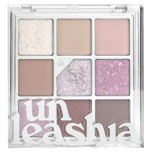 Unleashia Glitterpedia Eyeshadow Palette, No.4 All of Lavender Fog, 0.233 oz