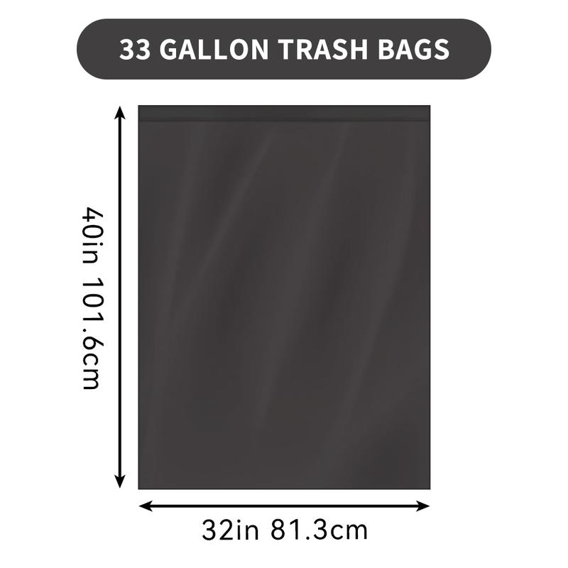 260 Bags 13 Gallon Disposable Large Garbage Bags SPuncture Tear Resistant Trash Bags, 33Gallon Capacity, Large Mutipurpose Cleaning Supplies For industial, Garden, Home, AndCommerÃal Use - Durable, Leak-Proof, And Éasy To Use