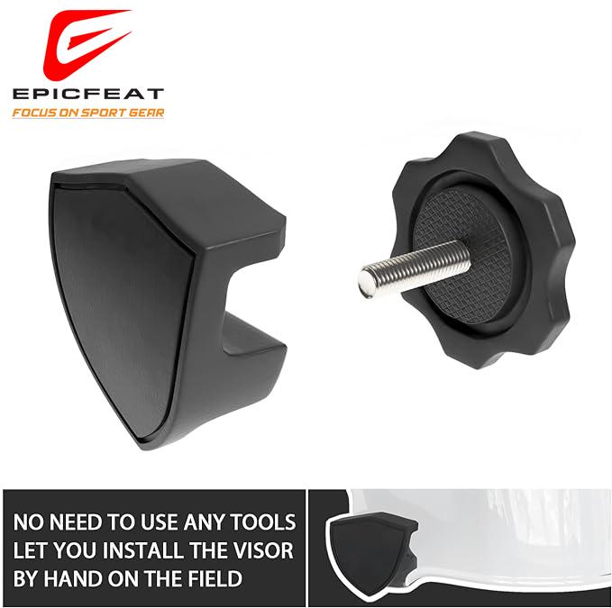 Football Visor, visor for helmet football，football accessories，football gear，REVO chrome color process,Flat Lens Technology,Anti-glare and UV protection,Fits Youth and Adult Football Helmets