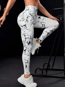 Ladies' Tie-Dye Sports Leggings Yoga Women Pants