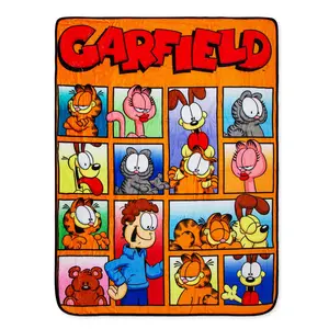 Garfield and Friends Fleece Throw Blanket | 45 x 60 Inches