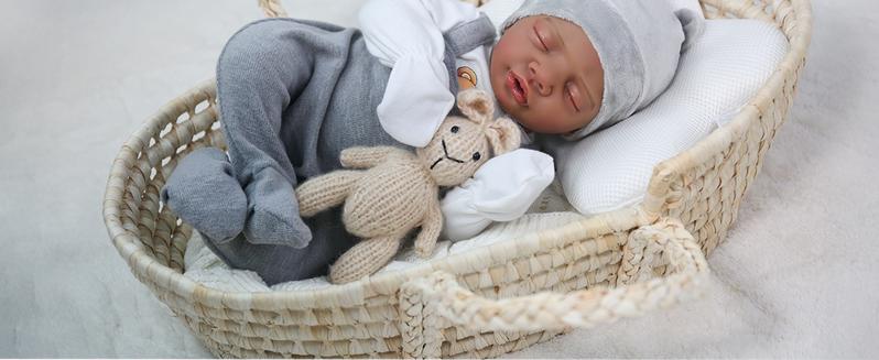 [WOOROY] Reborn Baby Doll New Released - 18 In Real Life Baby Doll African American Black and Brown Skin Boy Doll, Lifelike Newborn Baby Doll Poseable Soft Cloth Body, Gift Set with Accessories for Kids Aged 3+