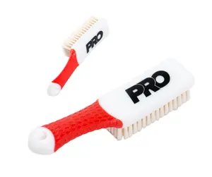 G&BPRO Pro Fade Brush (Red&White) - Precise Hair Fade & Haircut Brush - Adjustable for Barbers & Fade Hair Blending - Ideal for Barber Fade Cuts & Smooth Transitions - Professional Tool