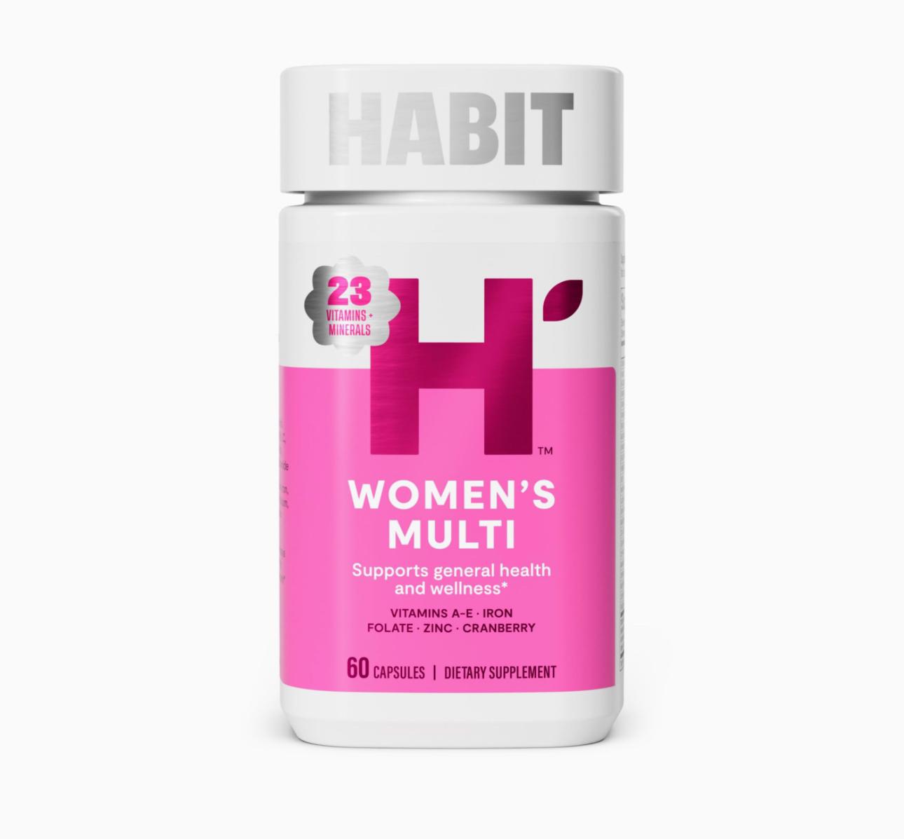 HABIT Women's Multi Supplement - New Look, Supports General Health & Wellness, 60 Capsules Healthcare