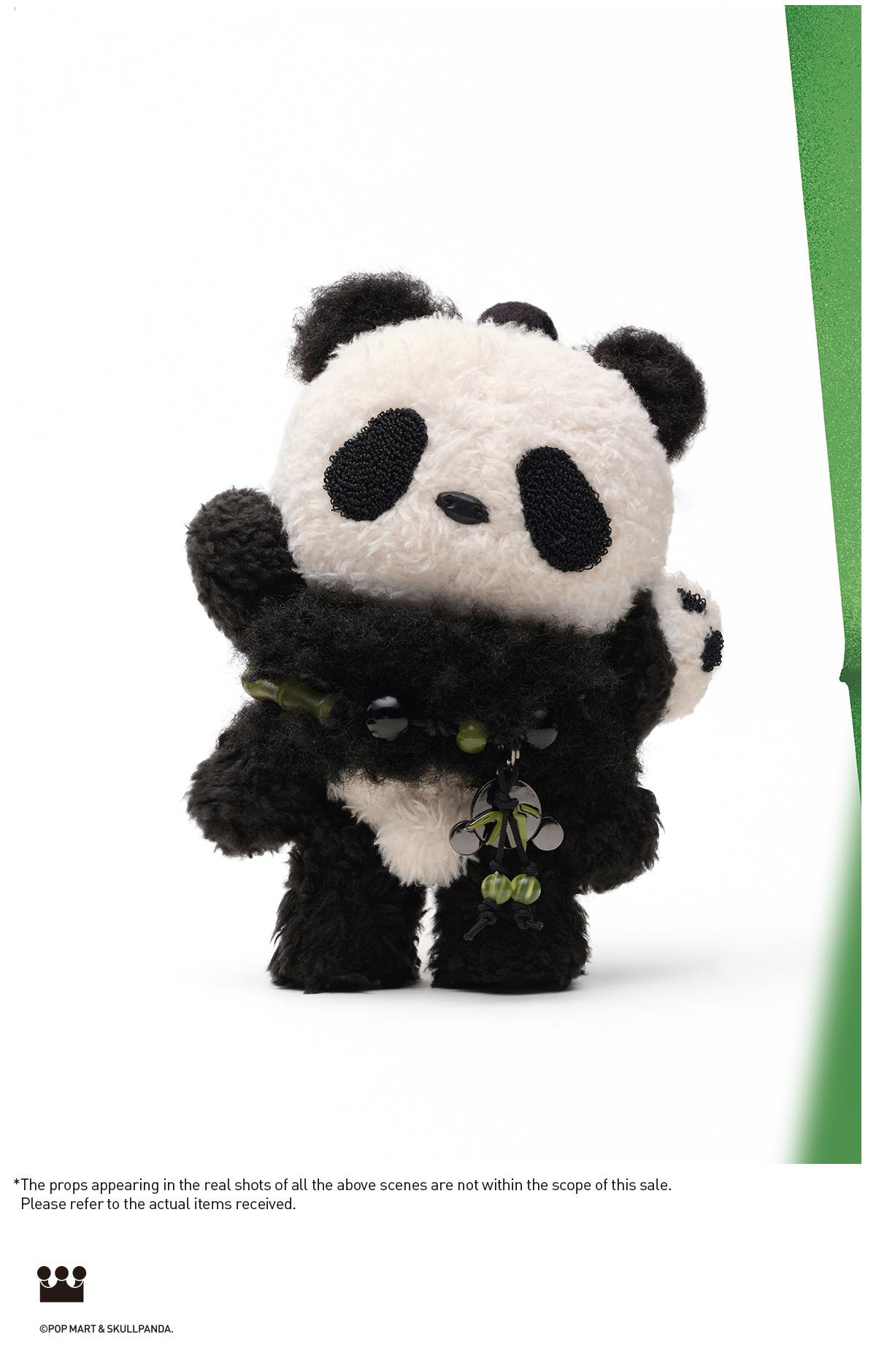 POP MART SKULLPANDA Lazy Panda Plush Doll Pendant