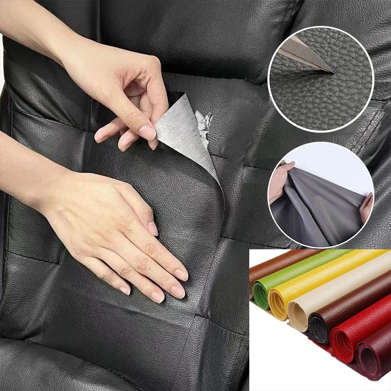 50*137cm Sofa Repair Patch Self Adhesive Leather Repair Patch Tape for Furniture Leather Couch Patch, for Sofas, Furniture, Car Seats, Office Chairs