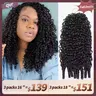 QVR Burmese Curly Crochet Hair Natural Black Machine Made Feather Burmese Curly, Kinky Curly, Water Wave, Vacation Hair & Beach Essentials Crochet Human Hair Extension #SummerWins #DealsForYouDays #SohoChic