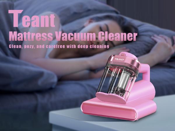 Teant Bed Vacuum Cleaner for Dust Mites Removal,Mattress Vacuum with LED Display & Aroma Tablet & UV-C Light & 149℉ Hot Air, 16Kpa Strong Suction Double-Cup Handhled Vacuum Cleaner With HEPA Filter for Bed,Couch,Sofa,Carpet,Cleaning Machine Teant Bed Vacuum Cleaner for Dust Mites Removal,Mattress Vacuum with LED Display & Aroma Tablet & UV-C Light & 149℉ Hot Air, 16Kpa Strong Suction Double-Cup Handhled Vacuum Cleaner With HEPA Filter for Bed,Couch,Sofa,Carpet,Cleaning Machine