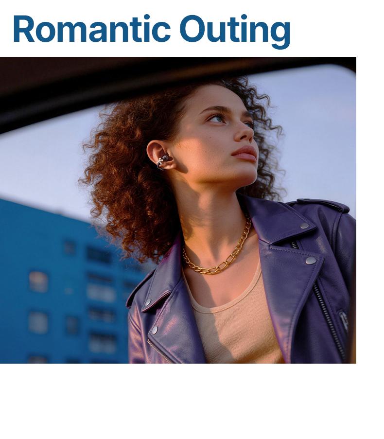 Sanag S6S Nova Open-Ear Clip-On Earbuds – Jewelry-Style Fit, No Sound Leak, All-Day Comfort for Work, Commute, Travel & Fitness