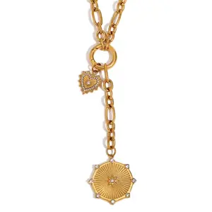 Heartburst Stainless Steel Necklace