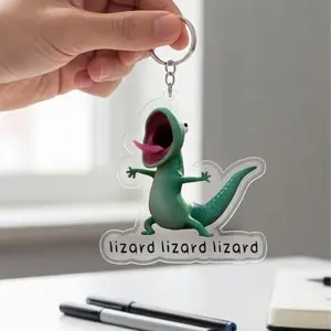Lizards Lizards Lizards Meme Keychian, Tom Lizards Keychian, Hoppers Movies Bag Charms, Funny  Lizards Meme keychian, Gift For Fan