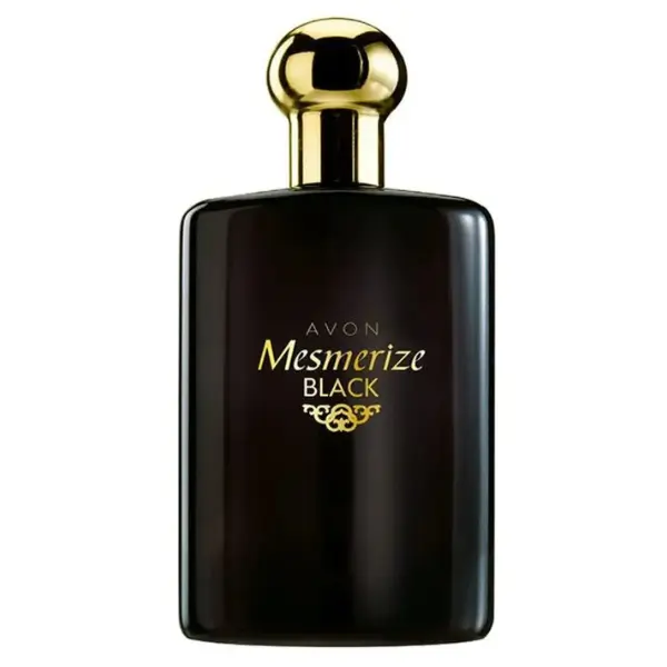 Avon Mesmerize Black Eau de Toilette Natural Spray For Him 100ml - 3.4oz Intense Perfume Long Lasting Fragrance Bergamot Vetiver Leather Citrus Woody Musk