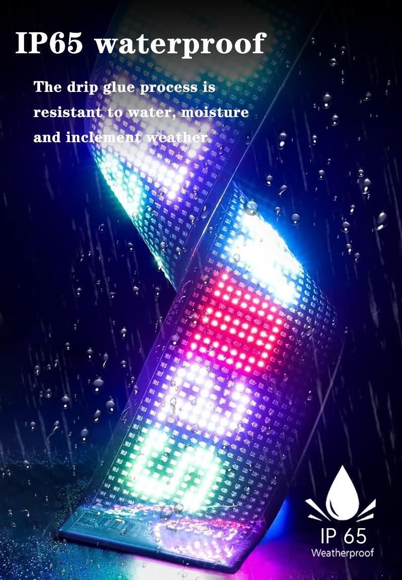 Customizable Bluetooth App Control LED Sign for Store, Car, Bar, Hotel with Programmable Text & Animations