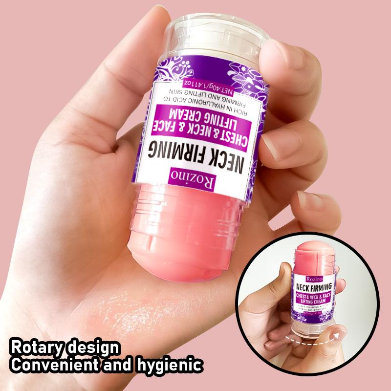 ROZINO Neck Firming Chest & Neck & Face Lifting Cream with Hyaluronic Acid & Grape Seed for All Skin Types - Deep Hydration & Moisturizing Body Care