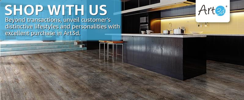 Art3d Peel and Stick Vinyl Floor Tiles 30-Pack, 12"x12" Waterproof Self Adhesive Wood Plank Flooring for Kitchen & Bedroom Decorative,Covers 30 Sq. Ft