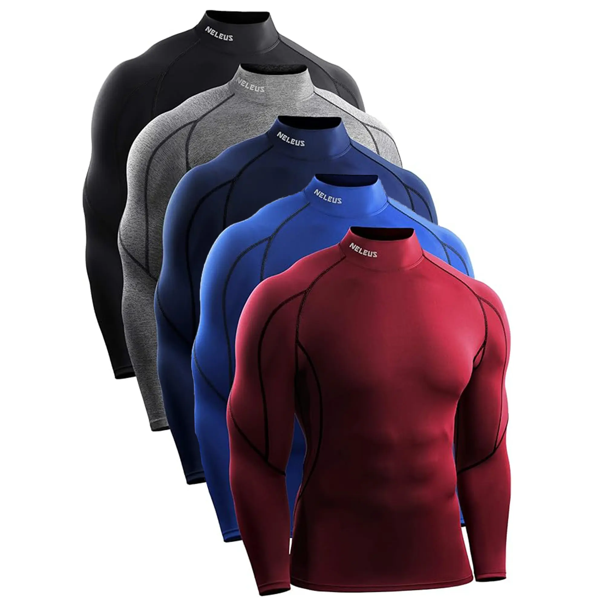 5059 :Black/Grey/Navy Blue/Blue/Red