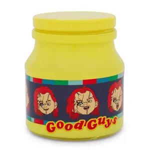 Child's Play Chucky Expressions Glass Storage Jar With Lid | Holds 5 Ounces