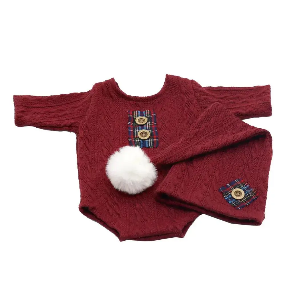 Mayfair Baby Doll Clothes Outfits Accessories Full Body Silicone Reborn Baby Doll Red Outfit For 18-20Inch Baby Dolls tiktokshopbacktoschool