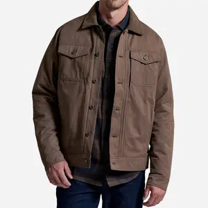 KUHL Maverik Insulated Jacket Men's Navy Blue Hooded Quilted Puffer Coat with Zipper Closure 80 g Thermolite Insulation Soft Flannel Liner Articulated 5-panel Sleeves