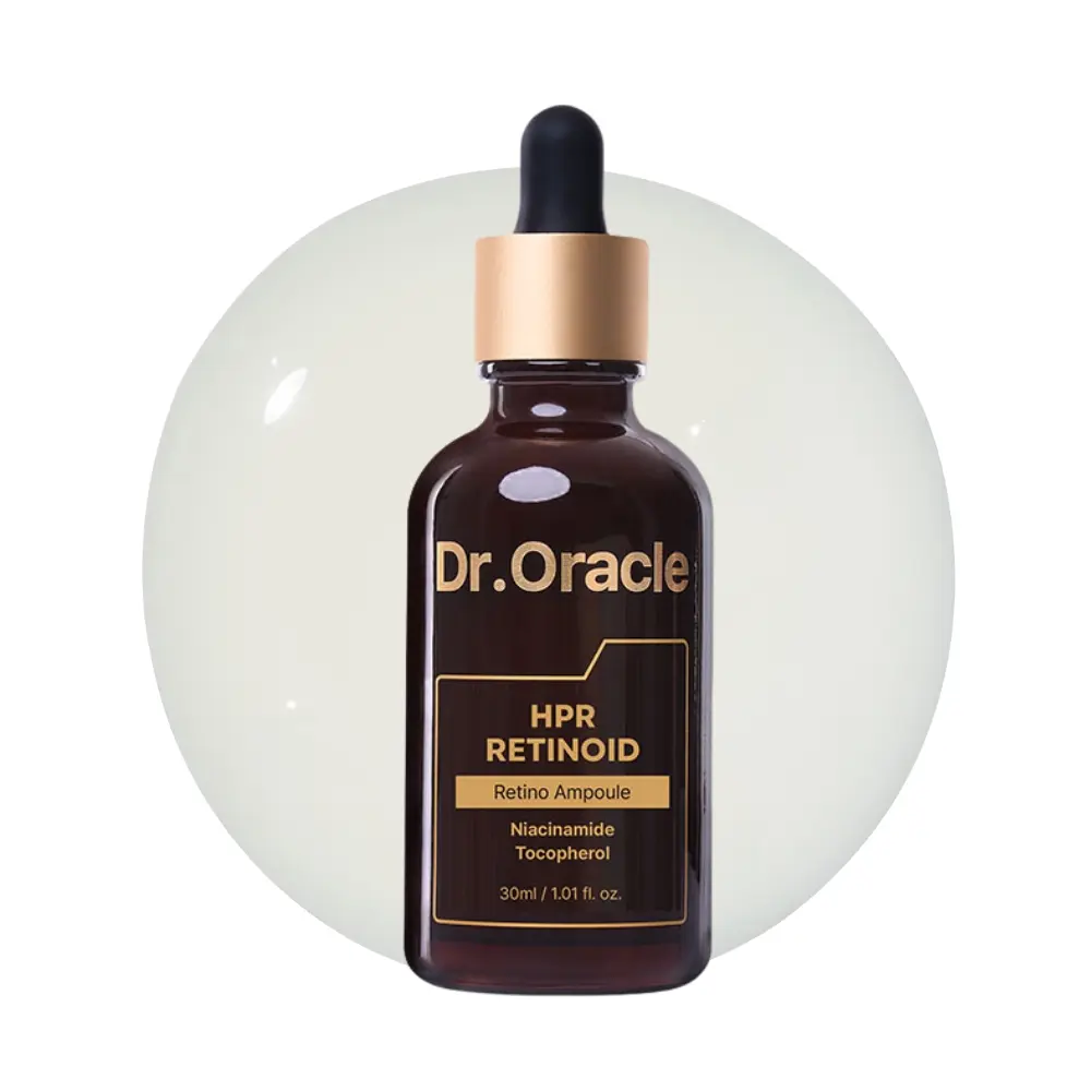 [Dr.Oracle] Glass Skin Retino Tightening Ampoule with HPR Retinoid, Hydrating Korean Anti Aging Serums for a Flawless Glow, Pore Refining & Uneven Texture, 30ml, Firming Face Ampoule