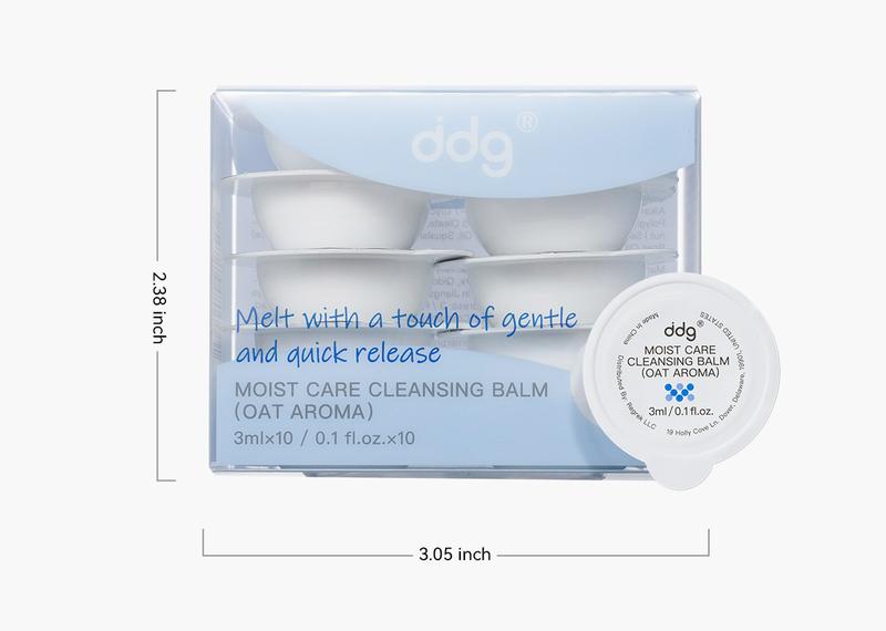 ddg Makeup Remover Cleansing Balm - Hypoallergenic & Gentle Facial Cleanser | All Natural Plant Oils | Nourish & Hydrate | Removes Heavy Makeup | Non-Comedogenic | For Sensitive & All Skin Types