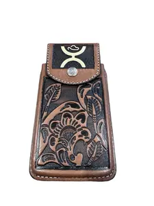 Funda Celular Vaquero de Piel Porta Celular Western Style Leather Phone Holster
