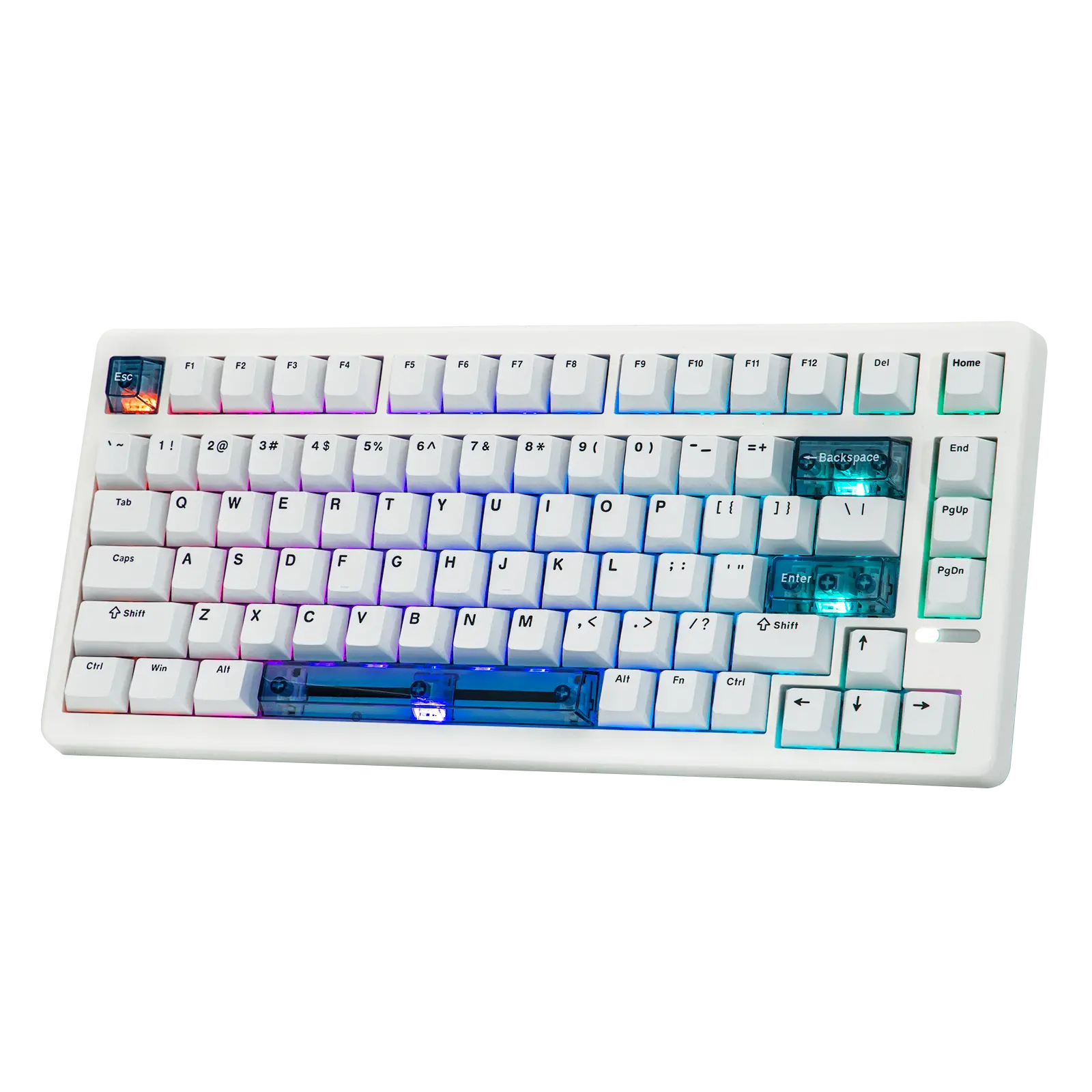 EPOMAKER HE80 Gasket-mounted Wired Gaming Keyboard with 8K Polling & 32K Scan, DKS & SOCD and Programmable South-Facing RGB Backlight Hot-Swappable Gaming accessories creamykeyboards desk accessories creamy keyboard Tiktokshopstockup Tiktokshopmothersday