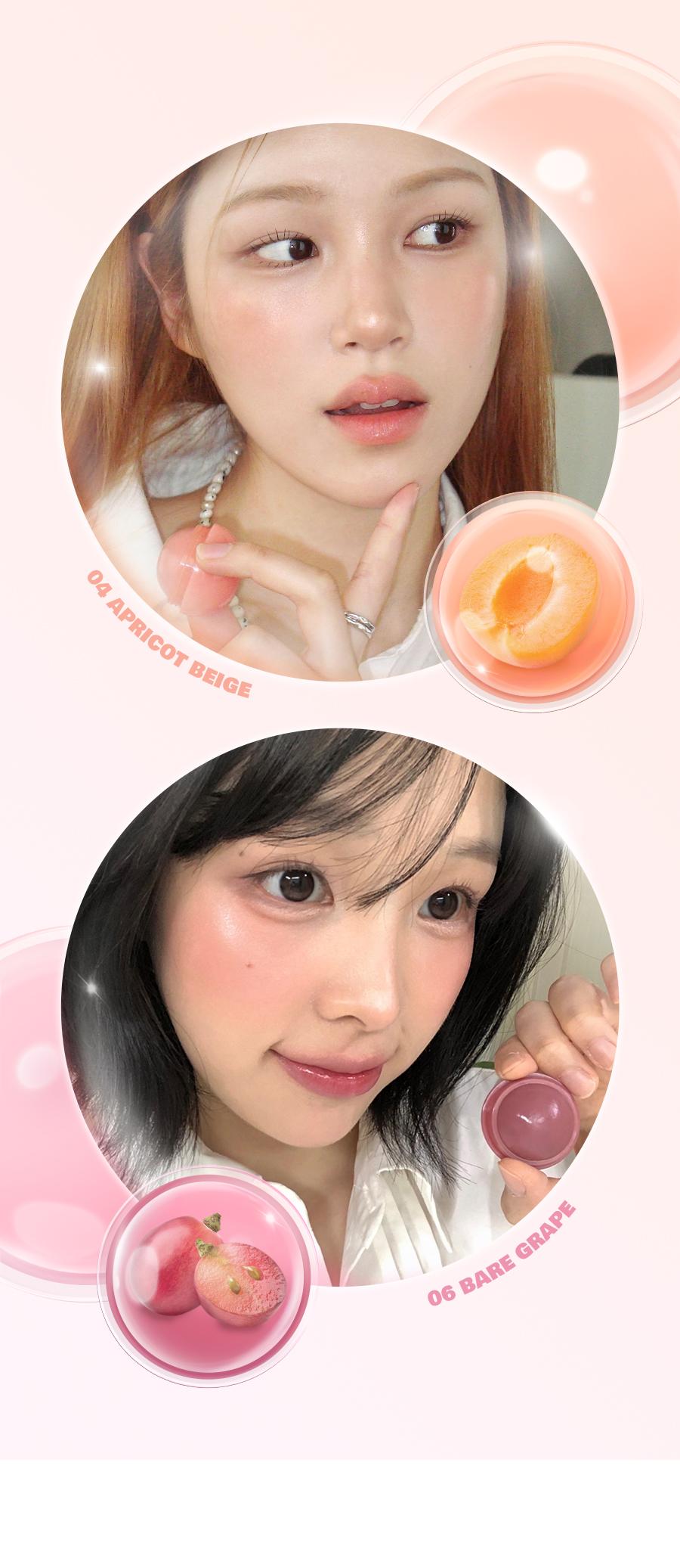 [rom&nd Official Shop] rom&nd JUICY ROLL CHEEK, 6 shades