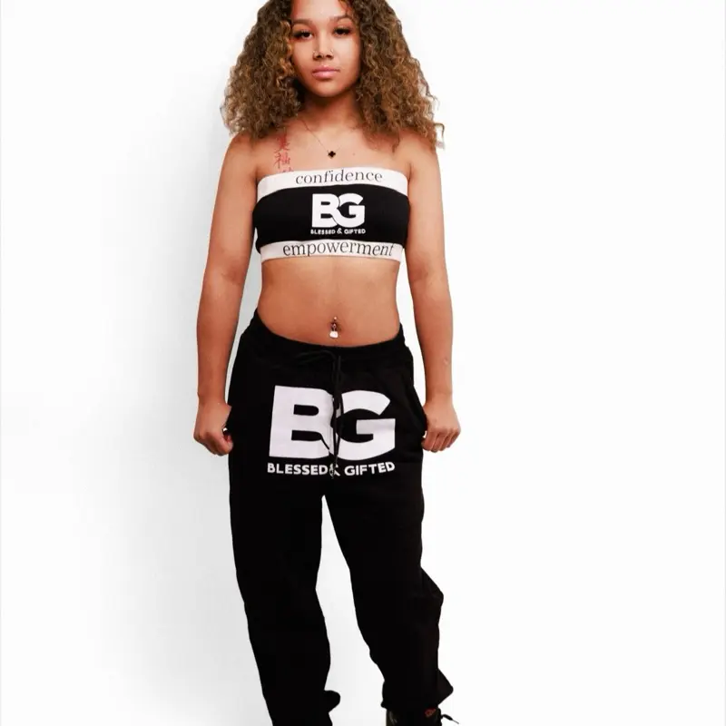 Blessed And Gifted Confidence And Empowerment crop top