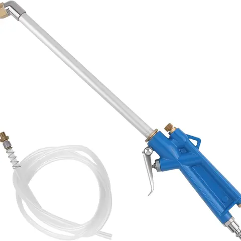 AXIZITECH Heavy-Duty Industrial Pneumatic Air Blow Gun, Metal Tools and Gadgets with Rubber Components, Mechanic Tool for Narrow Spaces & Engine Compartment Cleaning