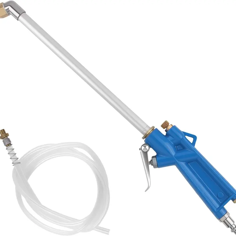 AXIZITECH Heavy-Duty Industrial Pneumatic Air Blow Gun, Metal Tools and Gadgets with Rubber Components, Mechanic Tool for Narrow Spaces & Engine Compartment Cleaning