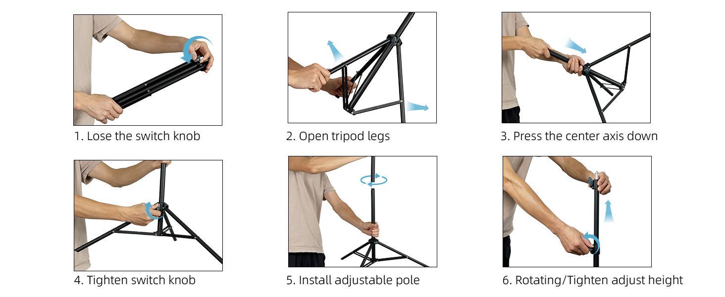 Weilisi Pro Lighting Kit for Creators: 10.5" Ring Light on 69" Tripod & Phone Mount. Dimmable LED for Perfect TikTok, YouTube, Zoom, Makeup & Photo Shots.