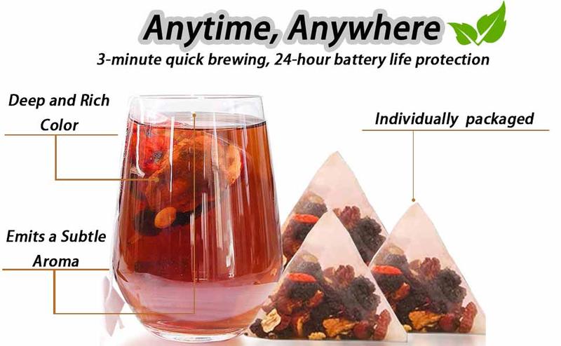 30bags Ginseng-Infused Eight Treasure Tea, Kidney Tea Formula Ginseng eight Treasure Teas for Women & Men, Nnatural Ingredients Sweet Taste and Aroma150g(5g*30pcs) 30bags Ginseng-Infused Eight Treasure Tea, Kidney Tea Formula Ginseng eight Treasure Teas for Women & Men, Nnatural Ingredients Sweet Taste and Aroma150g(5g*30pcs)