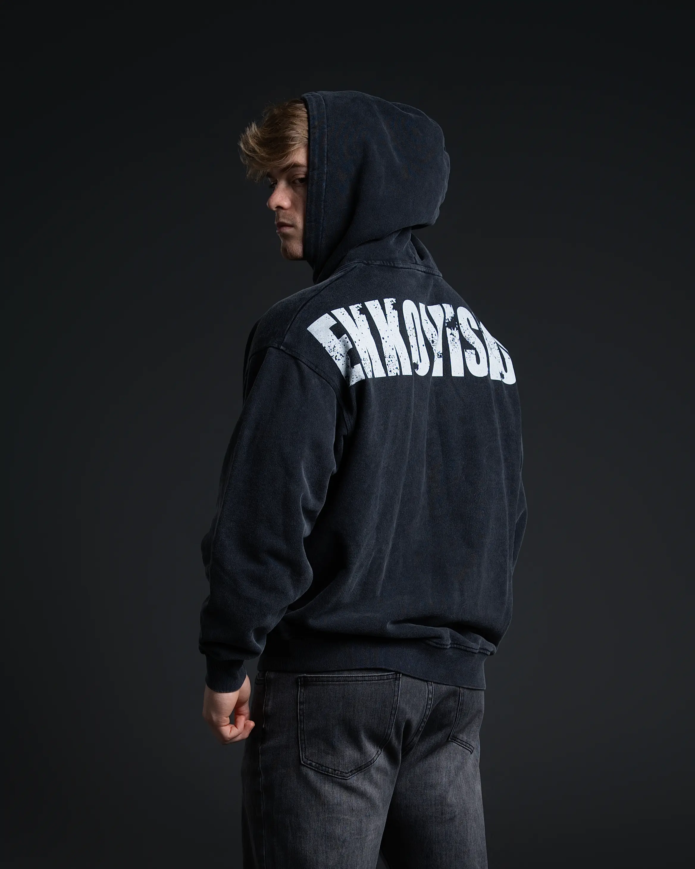 EKKO Acid Wash Hoodie - 420 GSM 100% Cotton