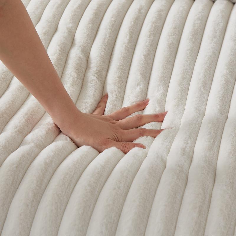 【3 packages delivery】Niccae L-Shaped Corduroy Sofa with USB Port & Cup Holder, Movable Footrest, 4 Back & Waist Pillows, Large Sectional for Living Room, Home Office & Apartment, Solid Wood Frame