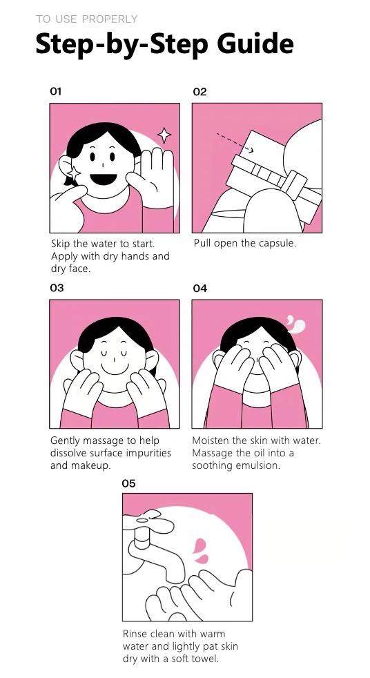 Cistto Mini Makeup Remover,Waterproof Makeup Remover Oil, Nourishing and Gentle for Sensitive Skin&All Skin Types,Springtok