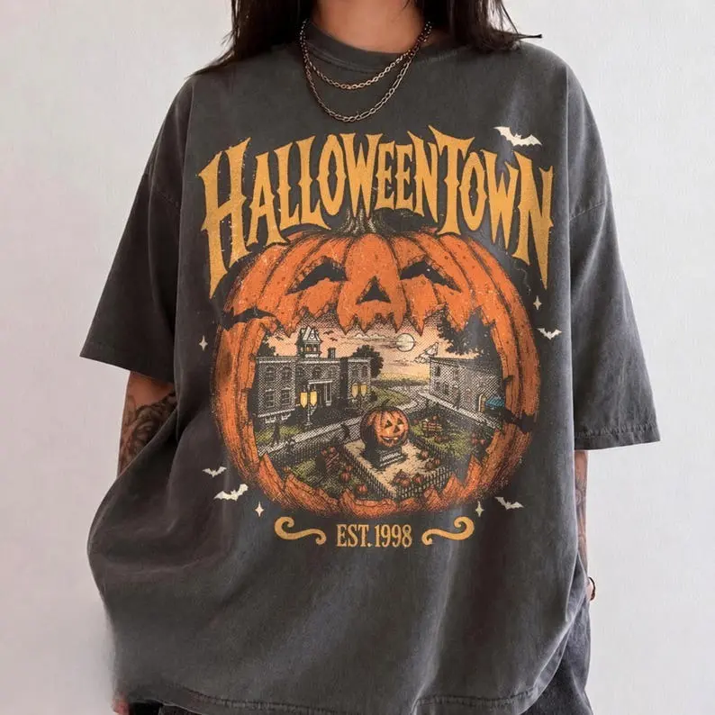 Comfort Colors Halloweentown Est 1998 Shirt, Halloweentown University, Retro Halloweentown Shirt, Cute Fall Shirt, Halloween Graphic Tee