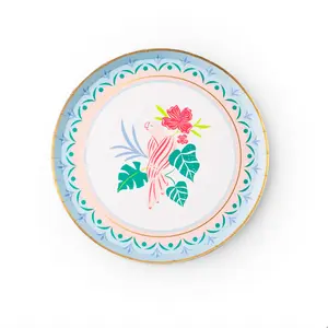 LUAU TROPICAL BIRD SMALL PLATES
