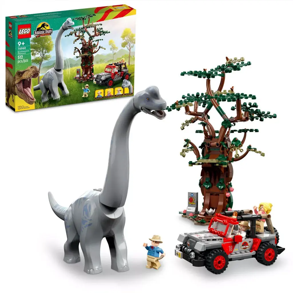 LEGO Universal Jurassic Park Brachiosaurus Discovery Building Set (76960) - Building Blocks Kit, Assembly Blocks Set, Gift Ideas for Kids, Miniature Building Bricks Figures