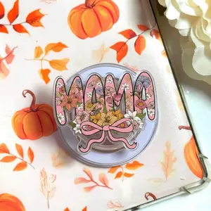 Floral Mama MagSafe Phone Grip – Magnetic Pop Socket & Kickstand – Cute Gift for Mom
